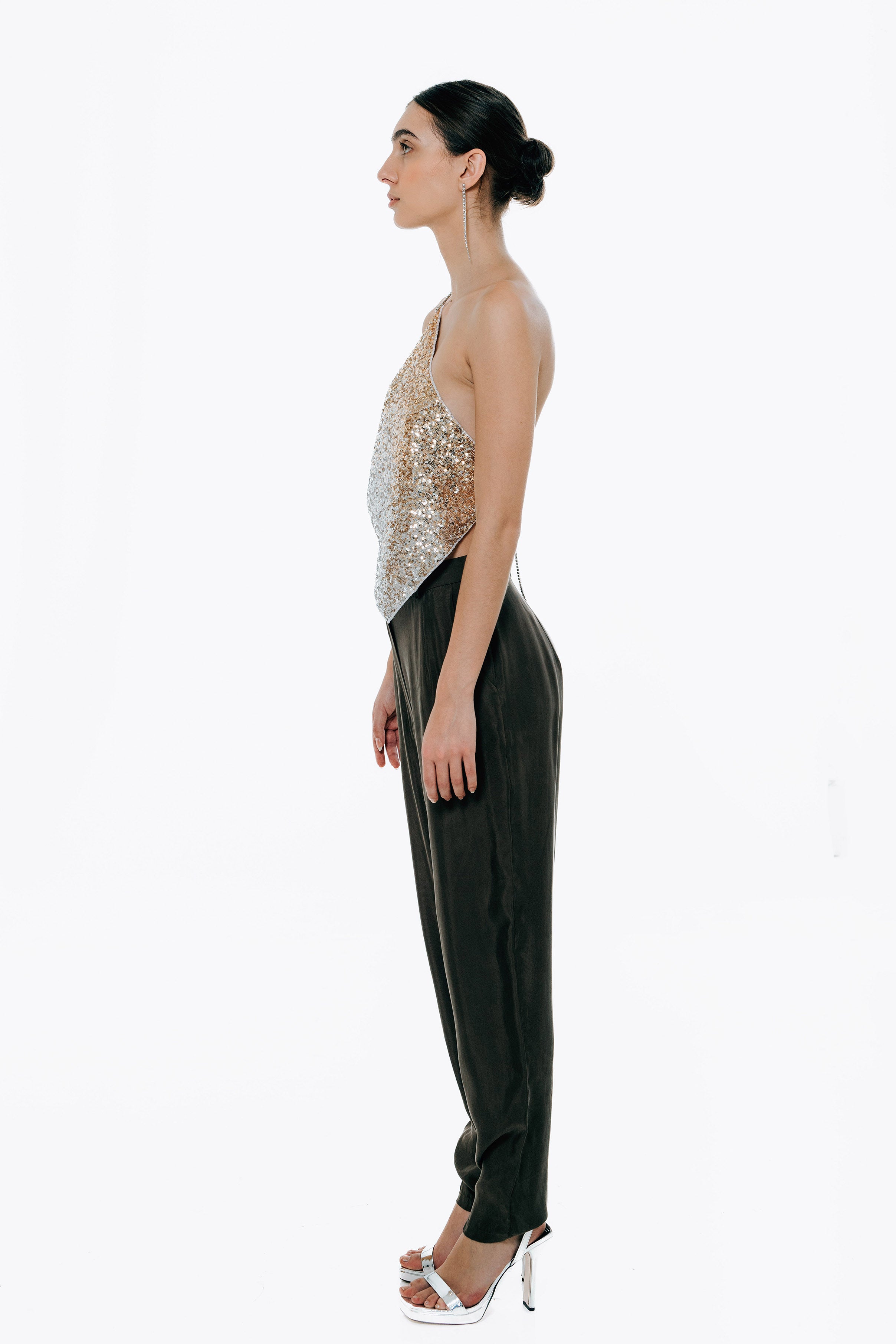 The Calliope Top in Gold and Silver