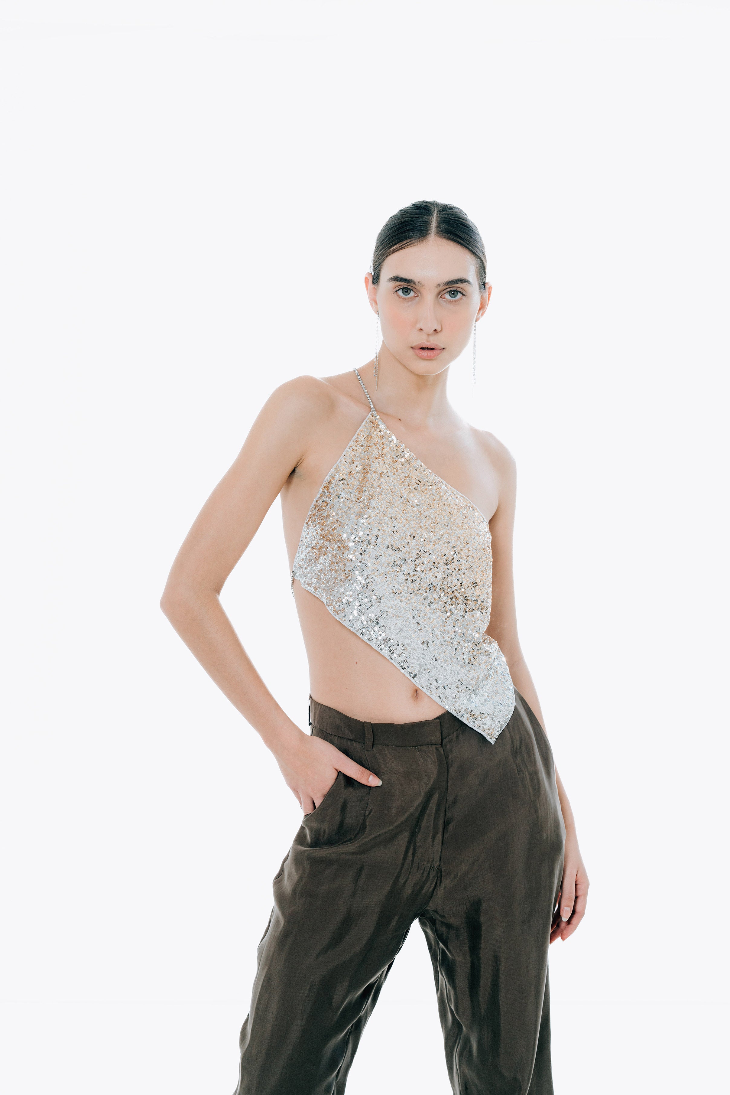 The Calliope Top in Gold and Silver