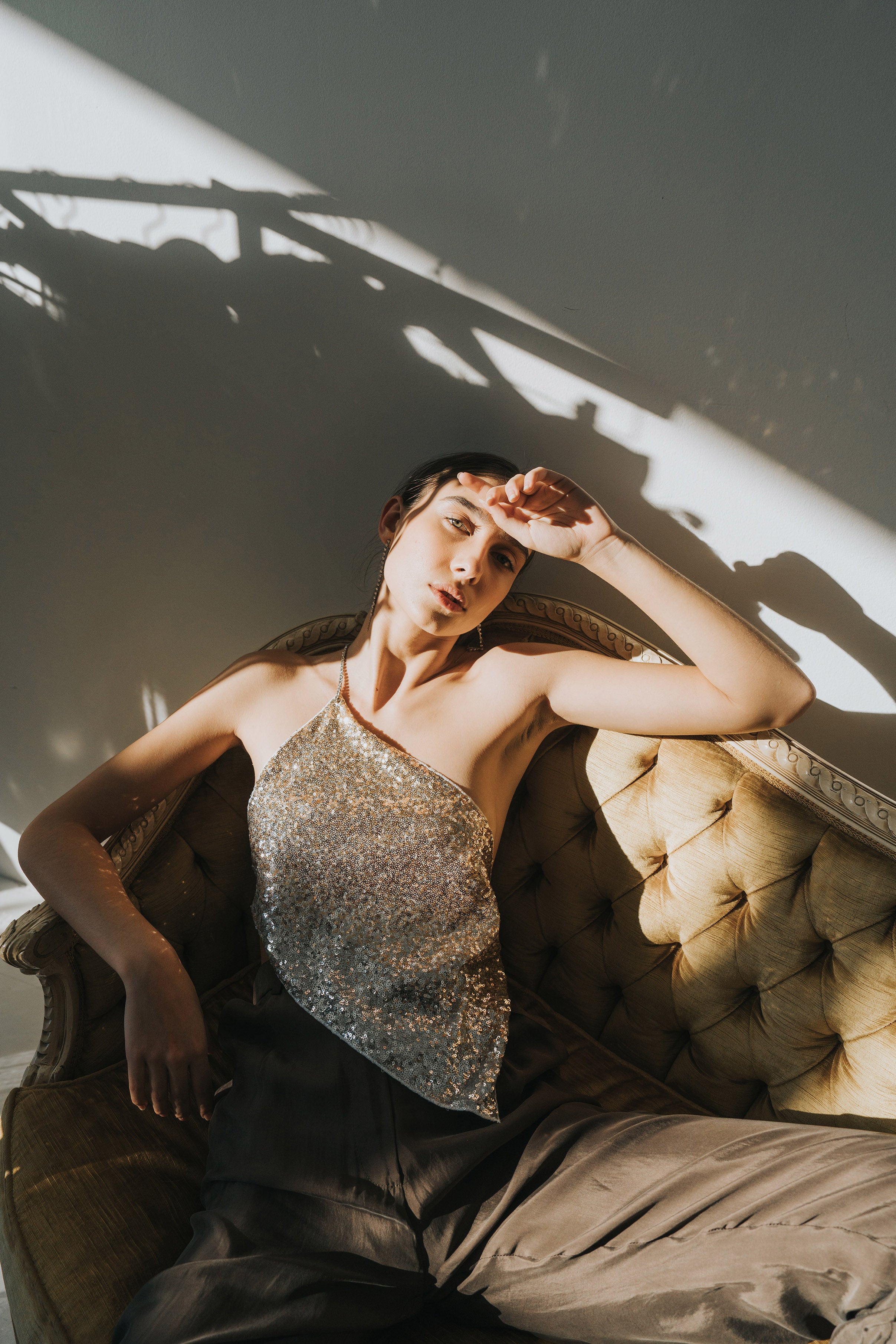 The Calliope Top in Gold and Silver