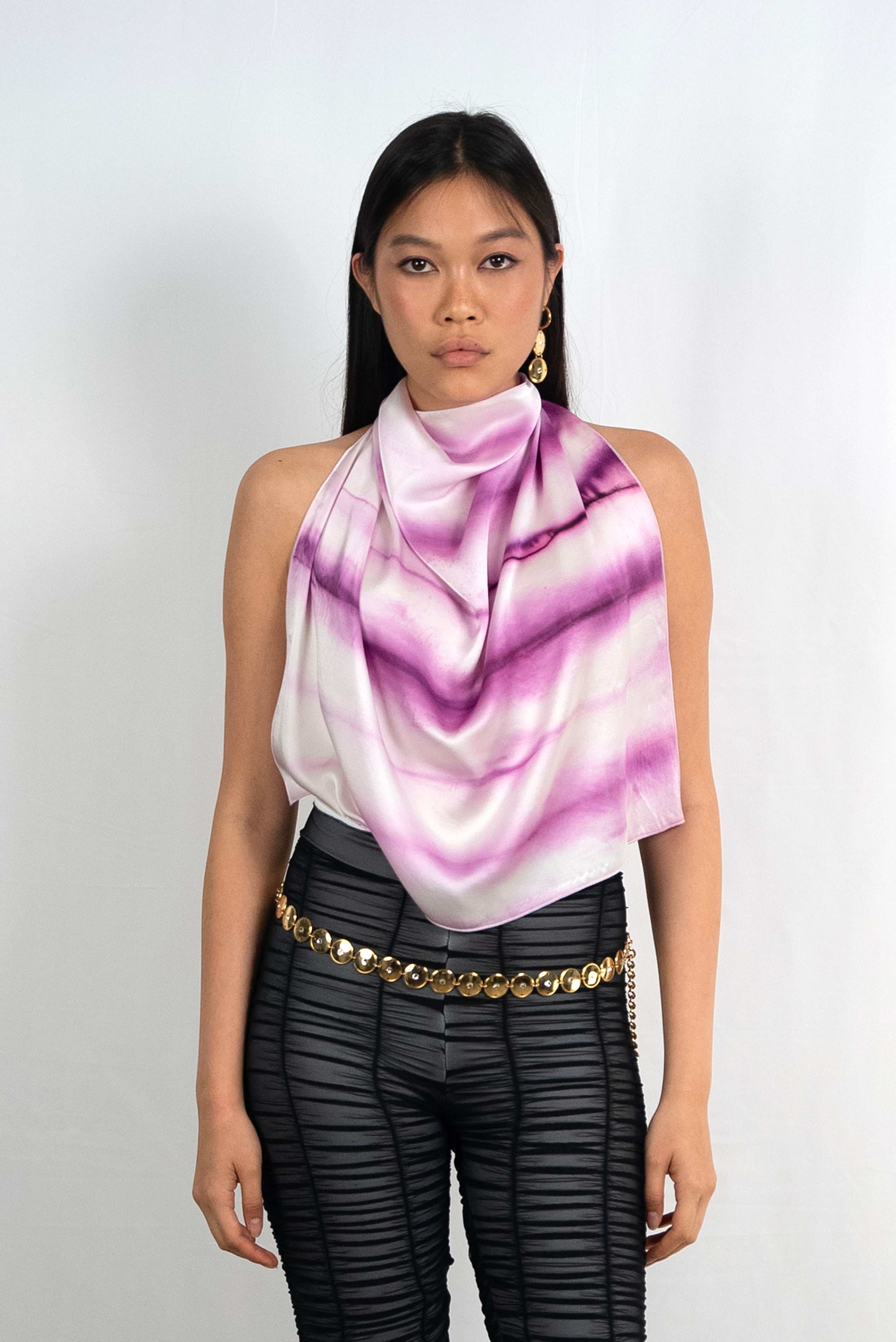 The Nereid Scarf- Purple Pink