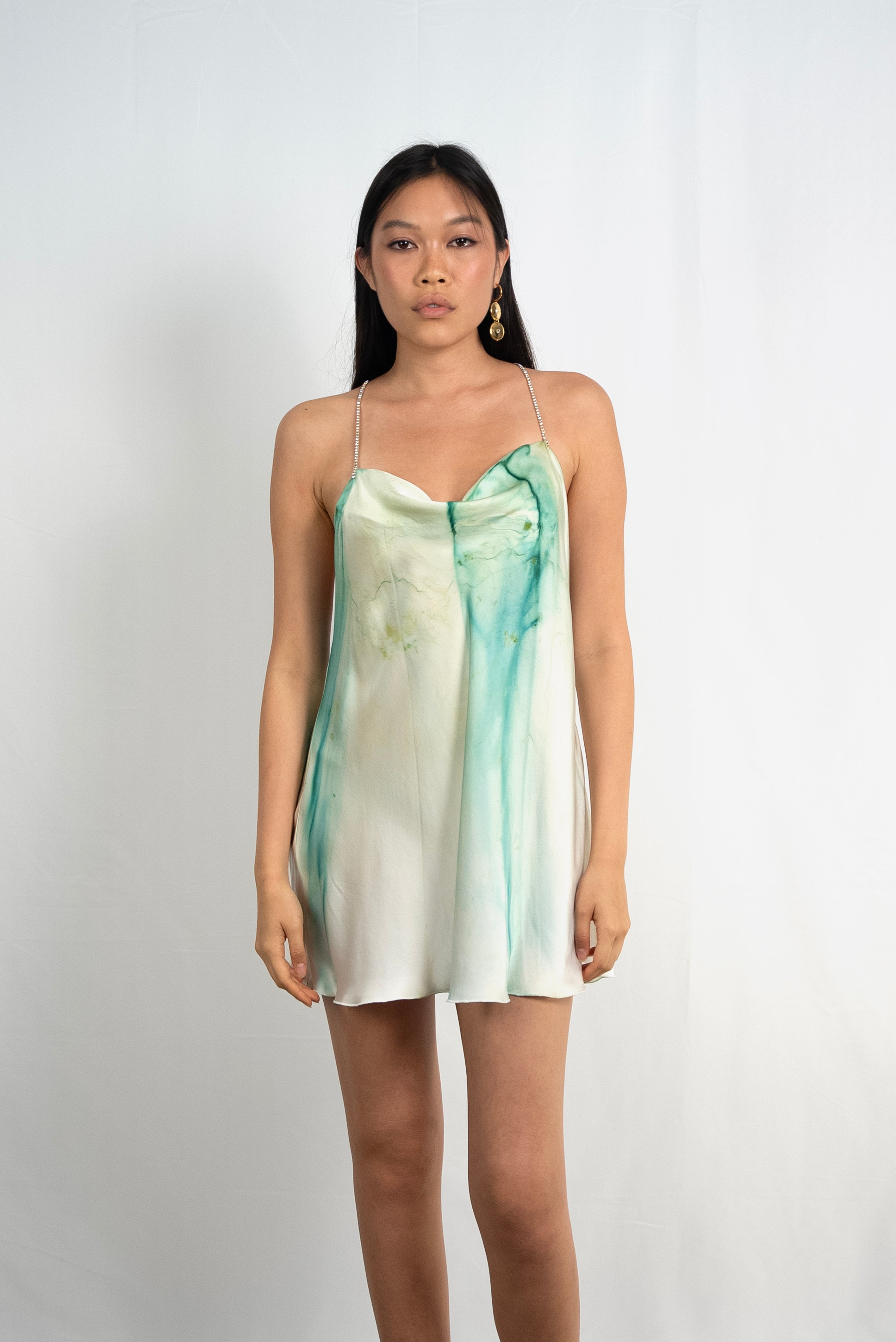 The Naiad Slip- Ocean Green and Gold