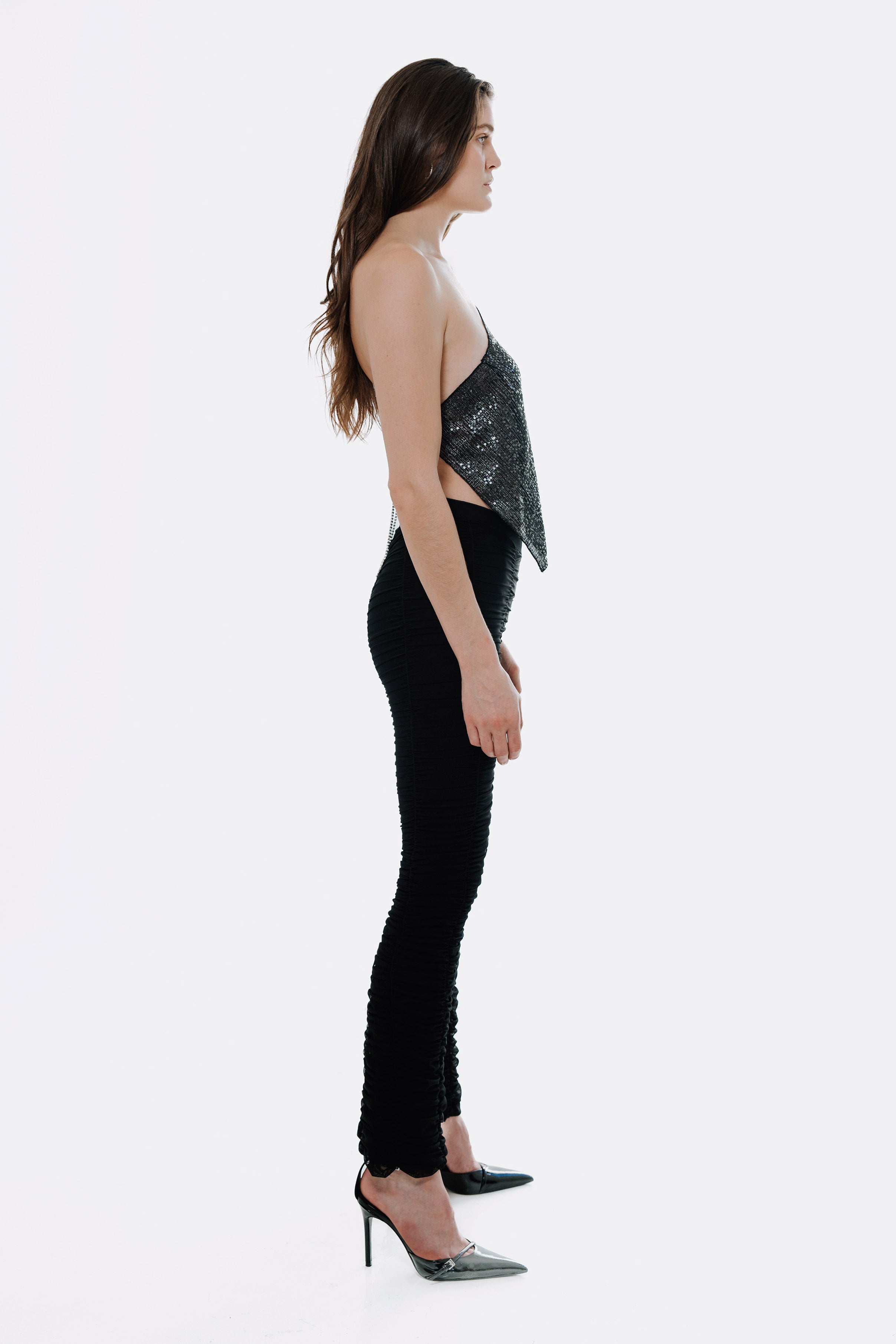 The Calliope Top in Black