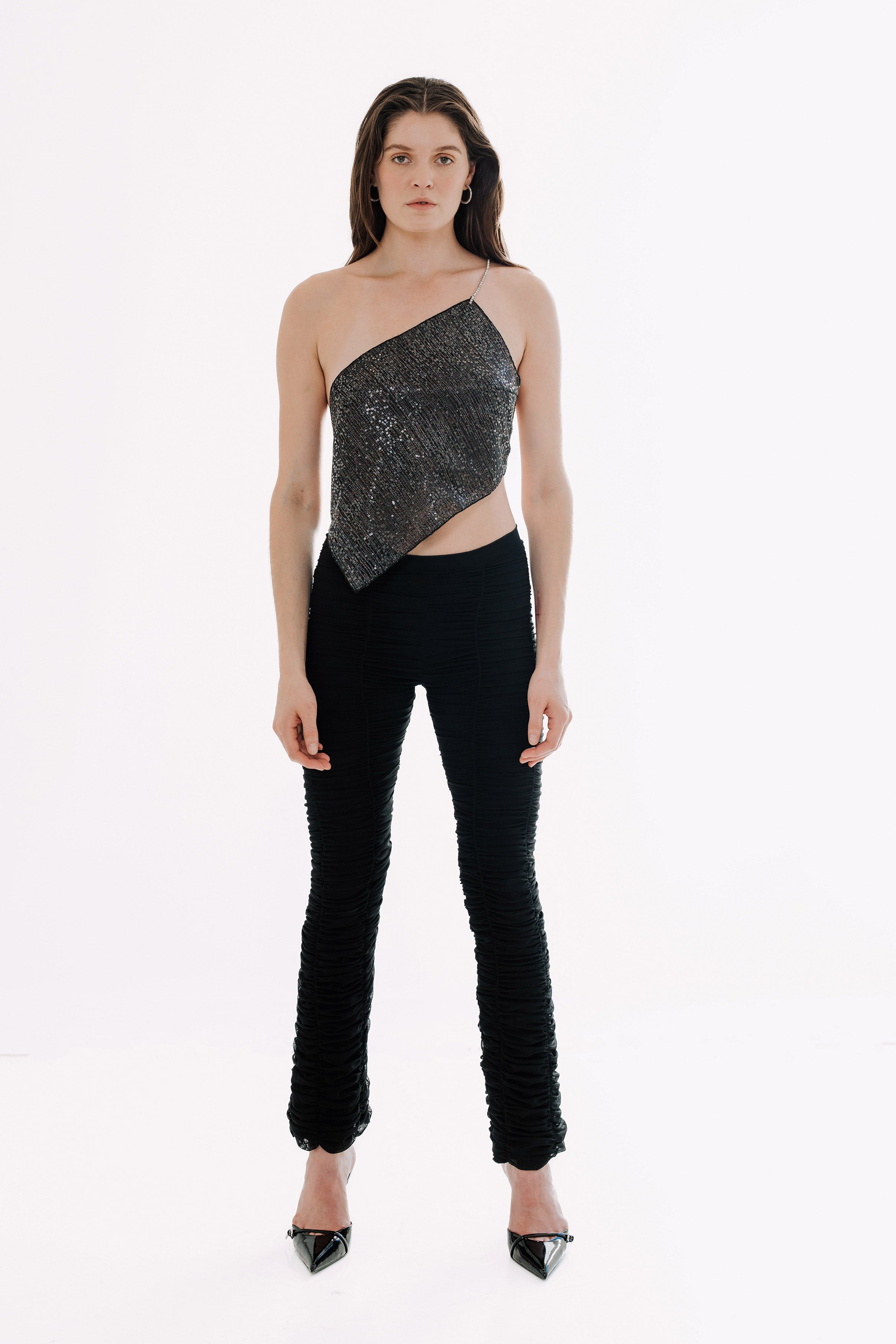The Calliope Top in Black