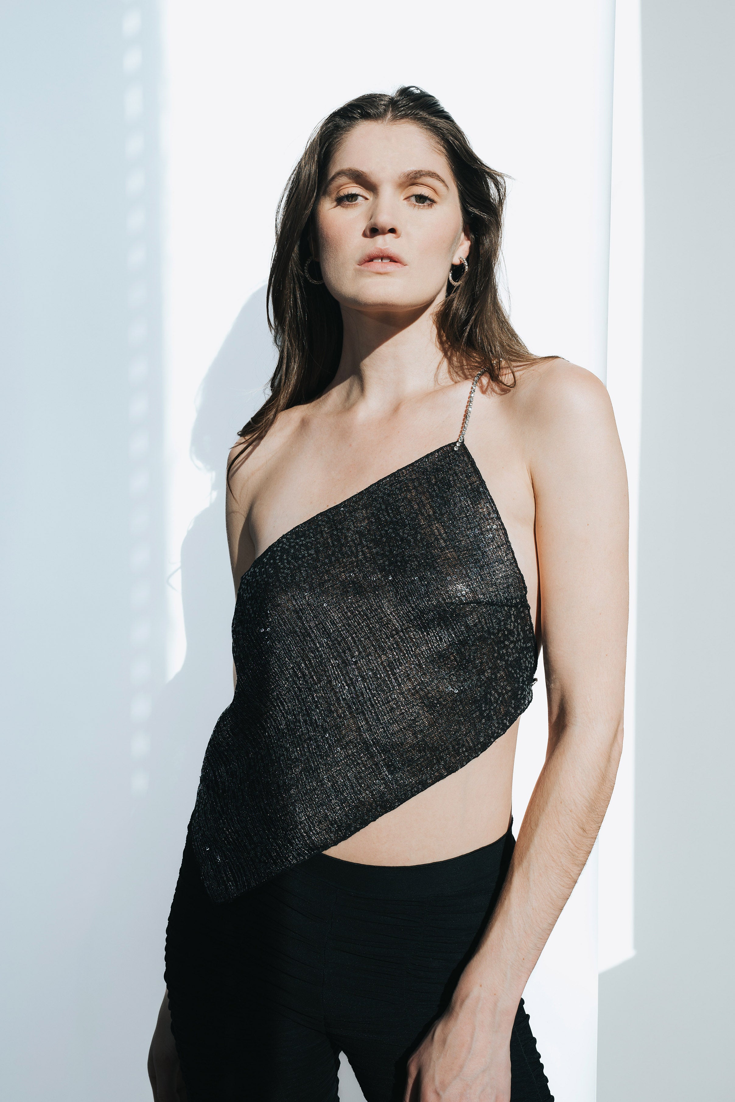 The Calliope Top in Black