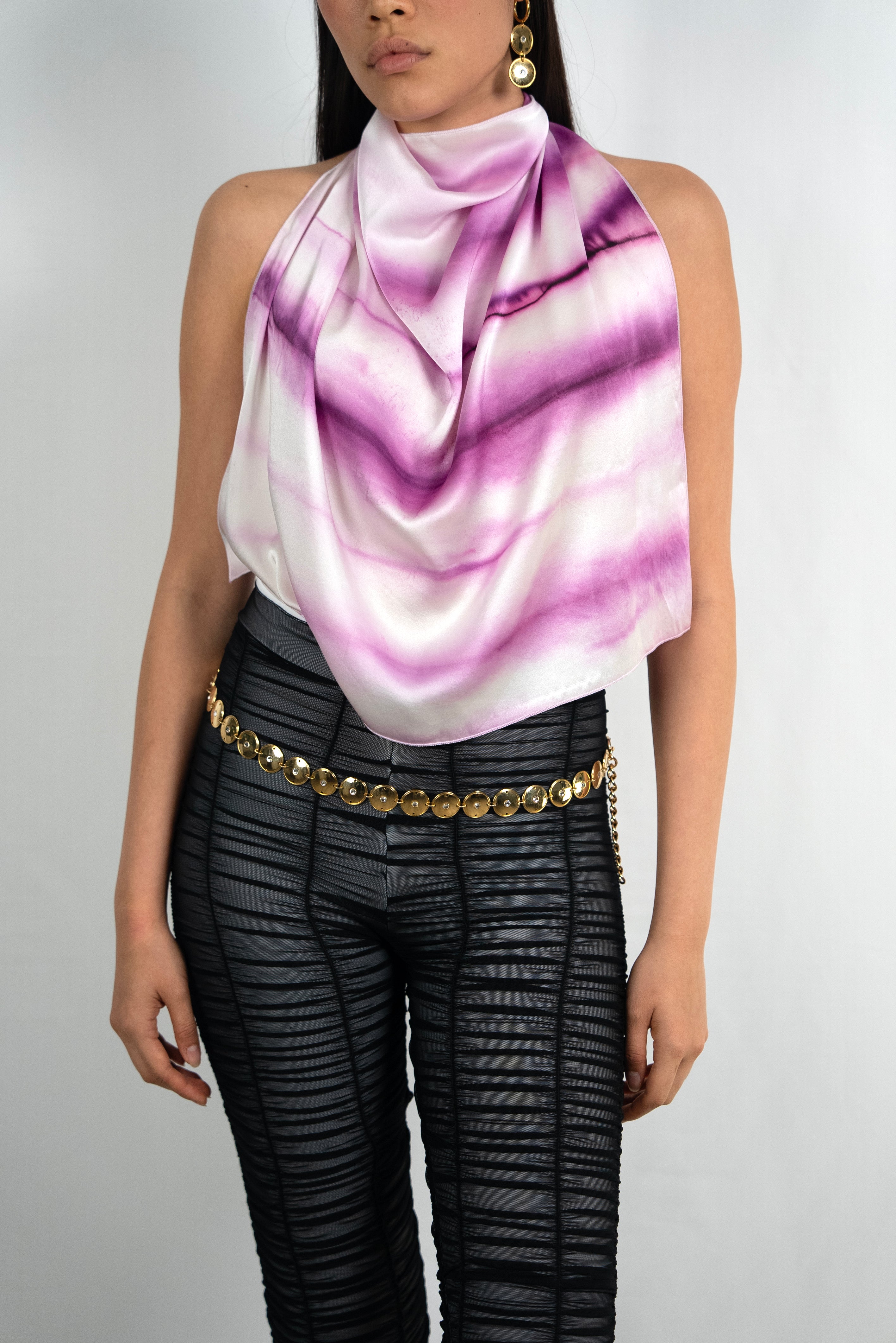 The Nereid Scarf- Purple Pink