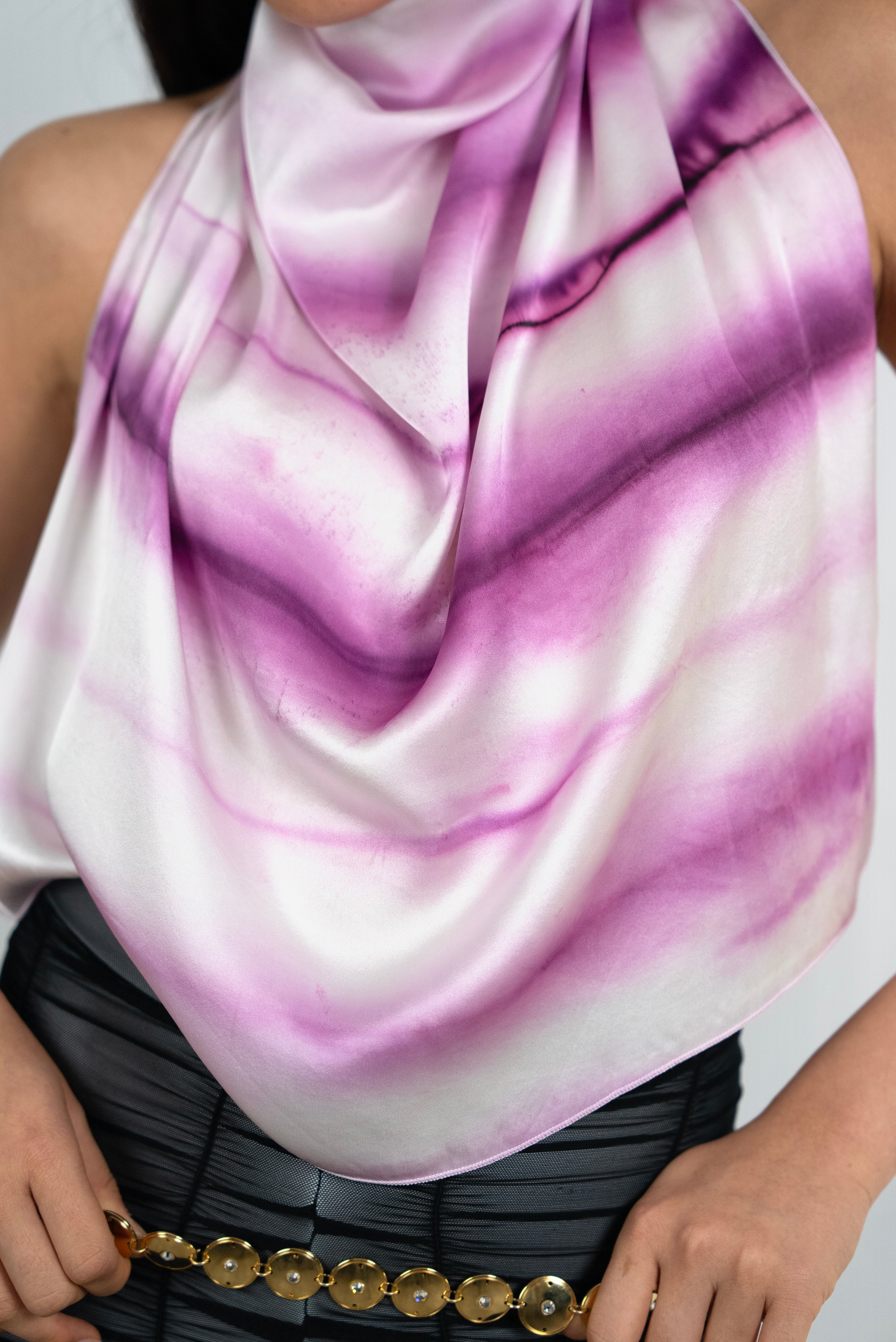 The Nereid Scarf- Purple Pink