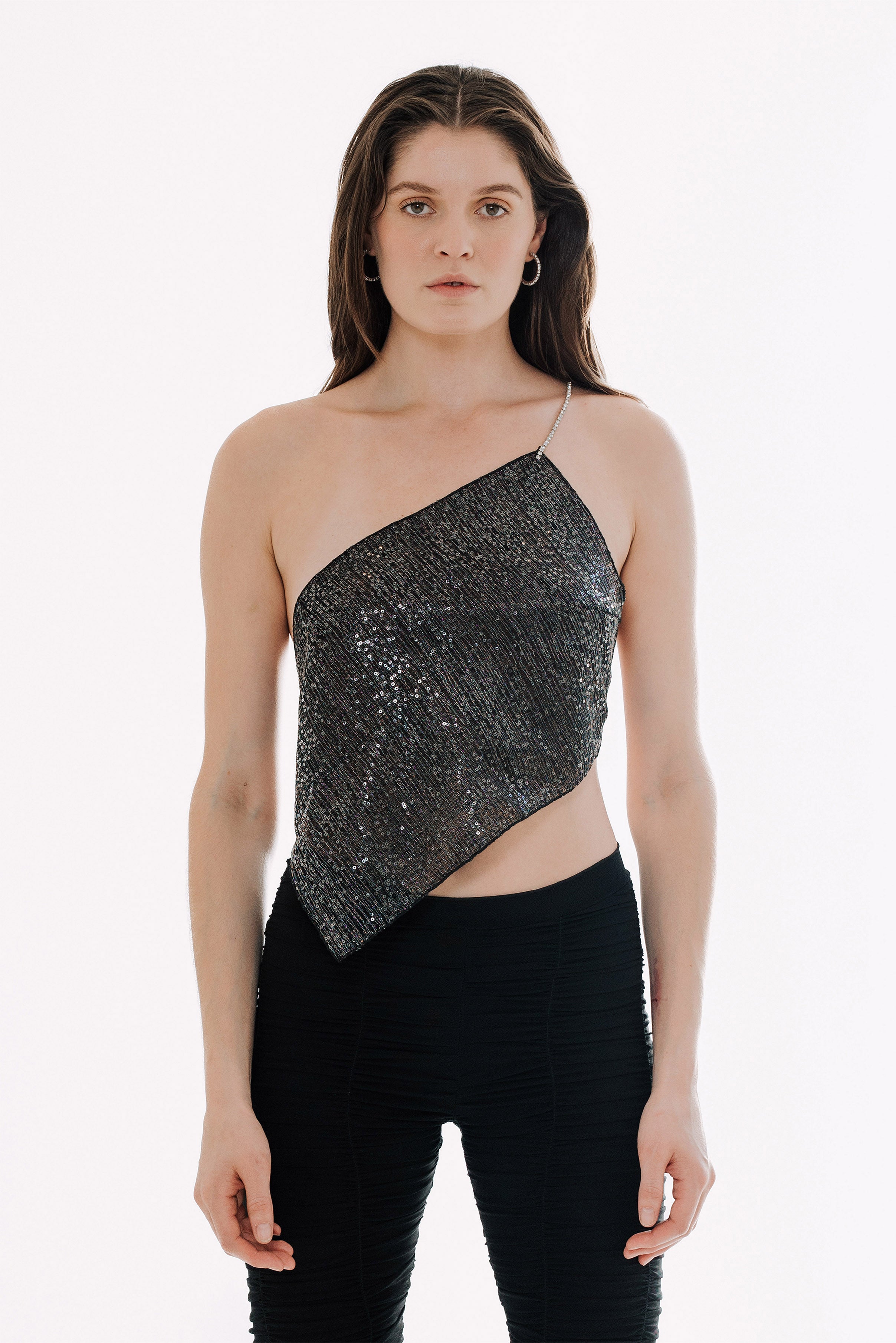 The Calliope Top in Black